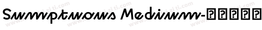 Sumptuous Medium字体转换
